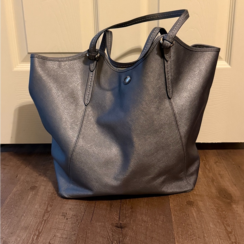 Coach Pewter Tote Bag